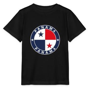 Panama - Stanley/Stella Kinder T-Shirt MINI CREATOR  - Schwarz - Vorne - Mikhail (115cm)