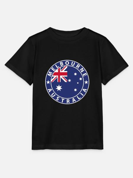 Melbourne - Stanley/Stella Kinder T-Shirt MINI CREATOR  - Schwarz