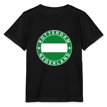 Rotterdam - T-shirt bio MINI CREATOR Stanley/Stella Enfant - noir - Devant - Mikhail (115cm)