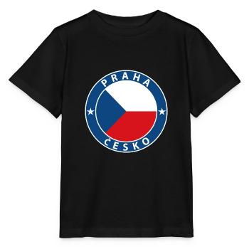 Prag - Stanley/Stella Kinder T-Shirt MINI CREATOR  - Schwarz - Vorne - Mikhail (115cm)