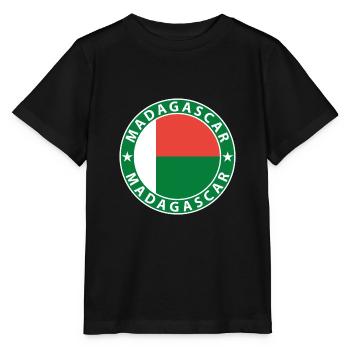 Madagascar - Stanley/Stella MINI CREATOR Kids’ T-Shirt - black - Front - Mikhail (115cm)