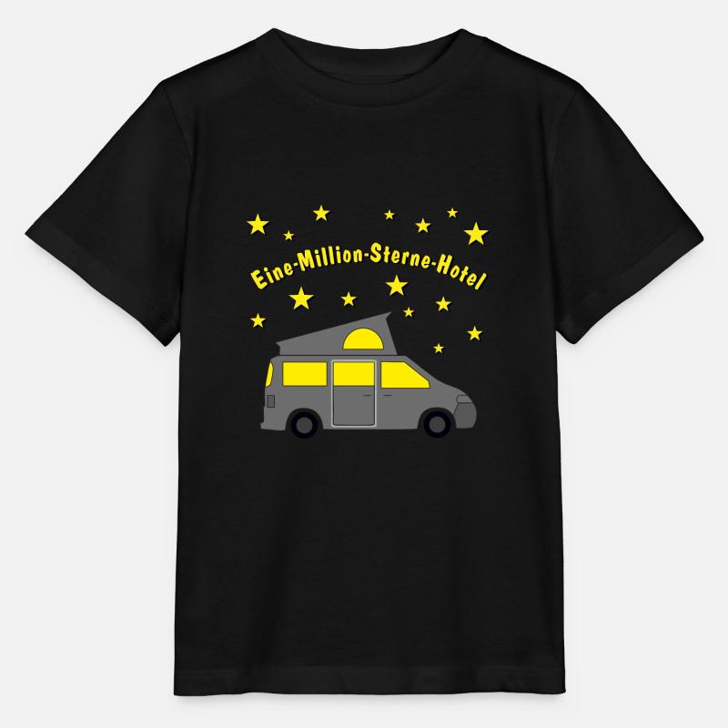 eine million sterne hotel campingbus - Stanley/Stella Kinder T-Shirt MINI CREATOR  - Schwarz