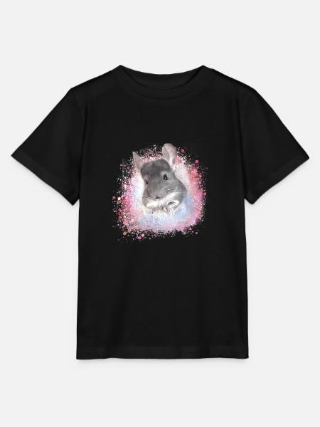 chinchilla,graffiti,malerei,angora kaninchen - Stanley/Stella Kinder T-Shirt MINI CREATOR  - Schwarz