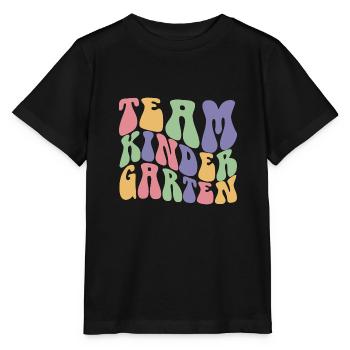 Team Kindergarten Cool Pre-K Teacher & Pupils Gift - Stanley/Stella MINI CREATOR Kids’ T-Shirt - black - Front - Mikhail (115cm)