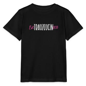 Trauzeugin 2025 Hochzeit JGA's Brautjungfer Heirat - Stanley/Stella Kinder T-Shirt MINI CREATOR  - Schwarz - Vorne - Mikhail (115cm)