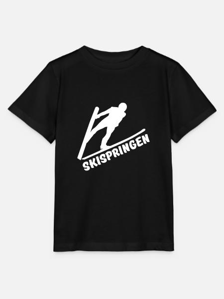 Skispringen - Stanley/Stella Kinder T-Shirt MINI CREATOR  - Schwarz