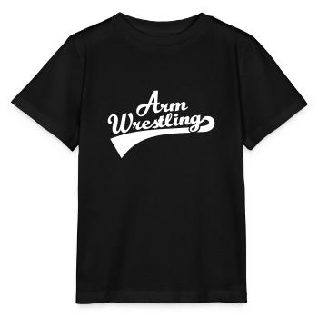 Armdrücken - Stanley/Stella Kinder T-Shirt MINI CREATOR  - Schwarz - Vorne - Mikhail (115cm)