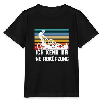 Ich kenn da ne Abkürzung - Stanley/Stella Kinder T-Shirt MINI CREATOR  - Schwarz - Vorne - Mikhail (115cm)