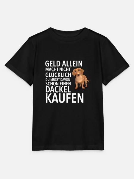 Dackel Glücklich - Dackel - Stanley/Stella Kinder T-Shirt MINI CREATOR  - Schwarz
