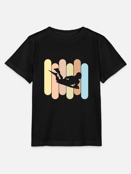 Bodyboarding - Stanley/Stella Kinder T-Shirt MINI CREATOR  - Schwarz