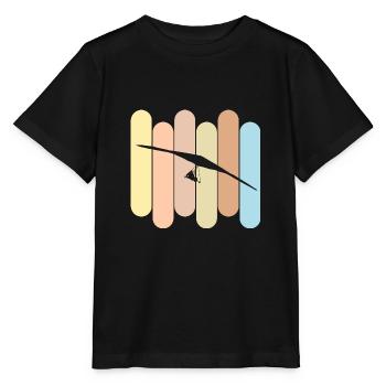 Gleitschirmfliegen - Stanley/Stella Kinder T-Shirt MINI CREATOR  - Schwarz - Vorne - Mikhail (115cm)