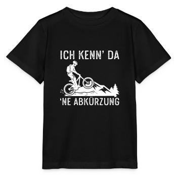 Ich kenn da ne Abkürzung - Stanley/Stella Kinder T-Shirt MINI CREATOR  - Schwarz - Vorne - Mikhail (115cm)