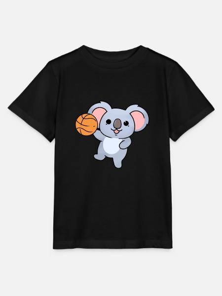 Koala-Basketball - Stanley/Stella Kinder T-Shirt MINI CREATOR - Schwarz