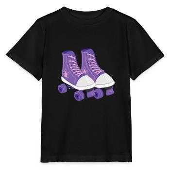 Rollschuh - Stanley/Stella Kinder T-Shirt MINI CREATOR  - Schwarz - Vorne - Mikhail (115cm)