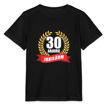 30 Jahre Jubiläum Dienstjubiläum Firma - Stanley/Stella Kinder T-Shirt MINI CREATOR  - Schwarz - Vorne - Mikhail (115cm)