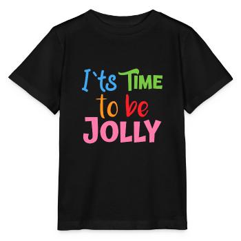 jolly's time - T-shirt bio MINI CREATOR Stanley/Stella Enfant - noir - Devant - Mikhail (115cm)