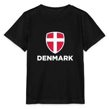 Drapeau national du Danemark - T-shirt bio MINI CREATOR Stanley/Stella Enfant - noir - Devant - Mikhail (115cm)