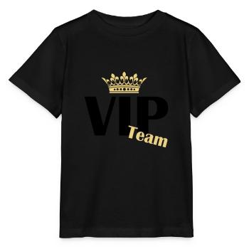 vip team - Stanley/Stella MINI CREATOR Kids’ T-Shirt - black - Front - Mikhail (115cm)