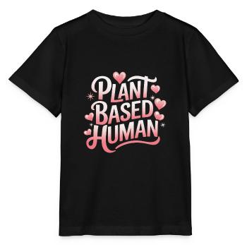 Végétarien Végétalien Végétarien Végétarien - T-shirt bio MINI CREATOR Stanley/Stella Enfant - noir - Devant - Mikhail (115cm)