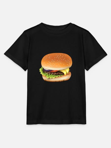 Hamburger - Stanley/Stella Kinder T-Shirt MINI CREATOR - Schwarz