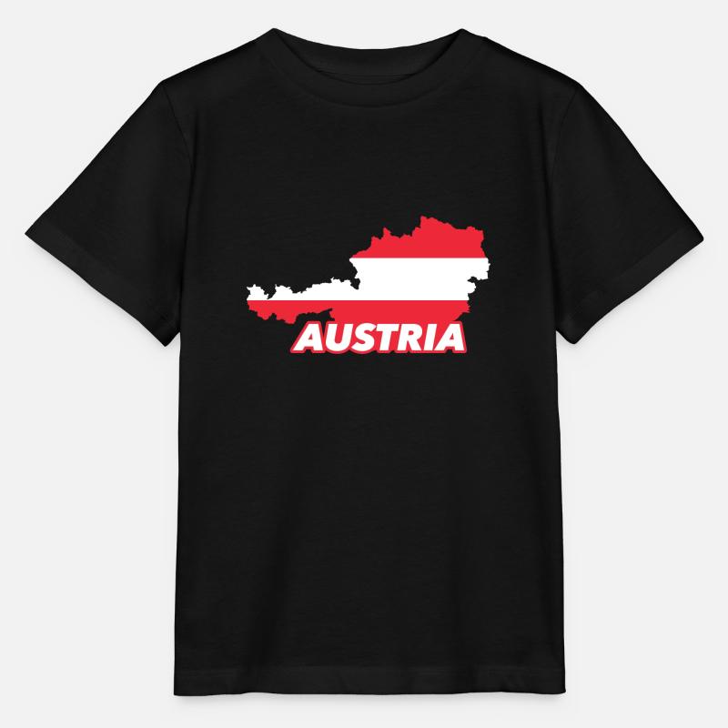Austria - Stanley/Stella MINI CREATOR Kids’ T-Shirt - black