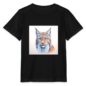 Lynx - Stanley/Stella MINI CREATOR Kids’ T-Shirt - black - Front - Mikhail (115cm)
