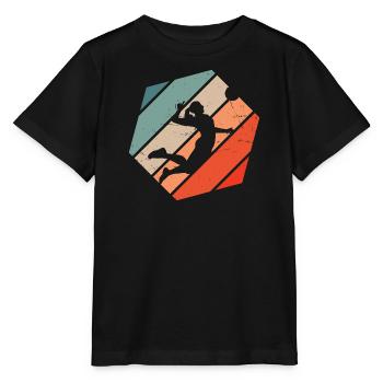 Joueurs de volley-ball Joueurs de volley-ball - T-shirt bio MINI CREATOR Stanley/Stella Enfant - noir - Devant - Mikhail (115cm)