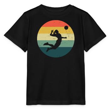 Volley Volleyball Player Women Volleyball Player - Stanley/Stella MINI CREATOR Kids’ T-Shirt - black - Front - Mikhail (115cm)