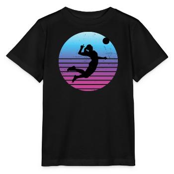 Men's Volleyball Volleyball Player - Stanley/Stella MINI CREATOR Kids’ T-Shirt - black - Front - Mikhail (115cm)