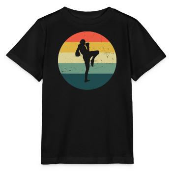 Thai Boxing Thai Boxing Men Thai Boxer Thai Boxer - Stanley/Stella MINI CREATOR Kids’ T-Shirt - black - Front - Mikhail (115cm)