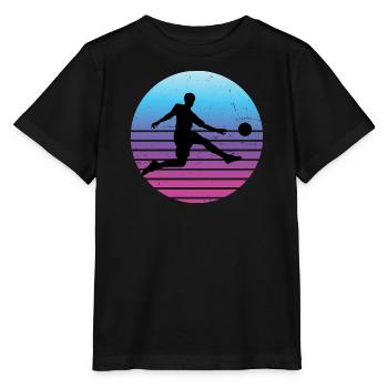 Football Hommes Match de football Football Football Spi - T-shirt bio MINI CREATOR Stanley/Stella Enfant - noir - Devant - Mikhail (115cm)