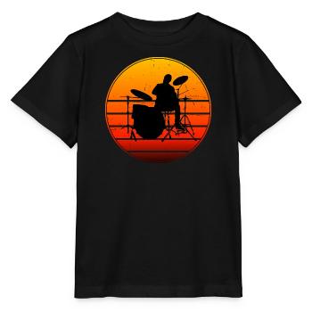 Batteur Batteur Batteur - T-shirt bio MINI CREATOR Stanley/Stella Enfant - noir - Devant - Mikhail (115cm)