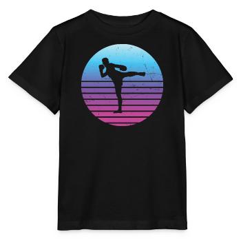 Hommes Femmes Muay Thai Boxe Thaï Thaï Thaï - T-shirt bio MINI CREATOR Stanley/Stella Enfant - noir - Devant - Mikhail (115cm)