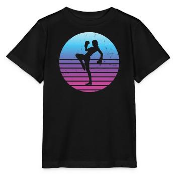 Kickboxing Kickboxing Kickboxer Men Boxing - Stanley/Stella MINI CREATOR Kids’ T-Shirt - black - Front - Mikhail (115cm)
