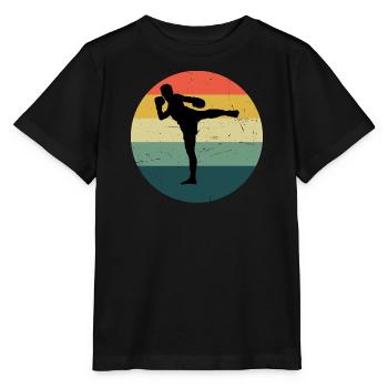 Thai Boxing Muay Thai Thai Boxer Men Thai Boxing - Stanley/Stella MINI CREATOR Kids’ T-Shirt - black - Front - Mikhail (115cm)