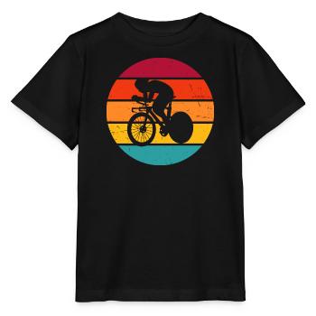 Road bike road bike road cyclist road bike - Stanley/Stella MINI CREATOR Kids’ T-Shirt - black - Front - Mikhail (115cm)