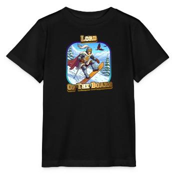 Lord of the Board - Stanley/Stella Kinder T-Shirt MINI CREATOR  - Schwarz - Vorne - Mikhail (115cm)