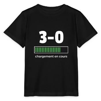 3 zéro - T-shirt bio MINI CREATOR Stanley/Stella Enfant - noir - Devant - Mikhail (115cm)