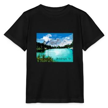Obernberger See,landschaft,see,Tirol - Stanley/Stella Kinder T-Shirt MINI CREATOR  - Schwarz - Vorne - Mikhail (115cm)