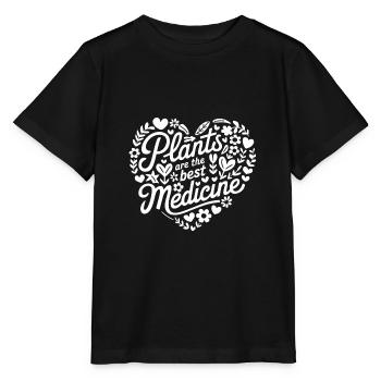 Végétarien Végétalien Végétarien Végétarien - T-shirt bio MINI CREATOR Stanley/Stella Enfant - noir - Devant - Mikhail (115cm)