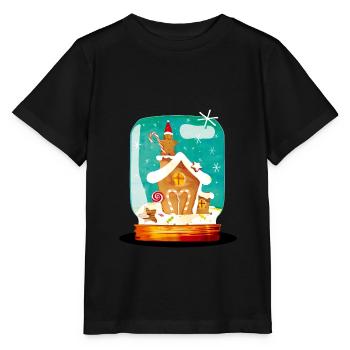 kitschig-weihnachtlich - Stanley/Stella Kinder T-Shirt MINI CREATOR  - Schwarz - Vorne - Mikhail (115cm)