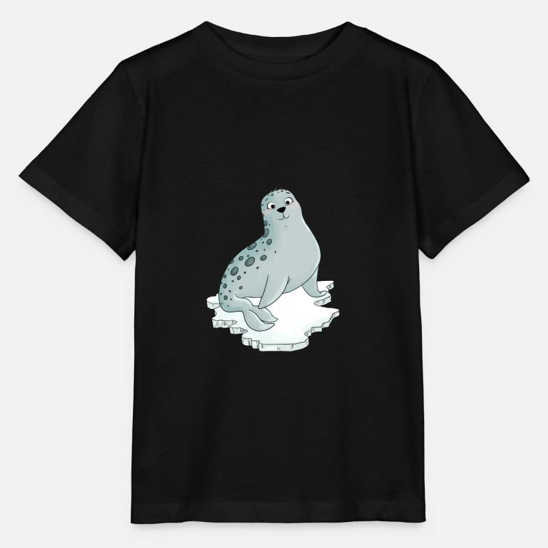 Phoque doux - T-shirt bio MINI CREATOR Stanley/Stella Enfant - noir