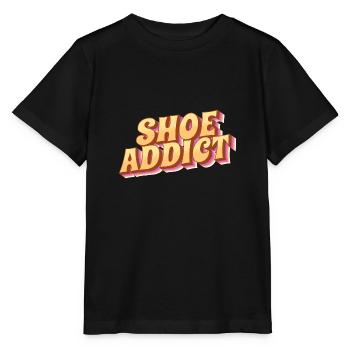 Accro à la chaussure - Schuh Süchtige - T-shirt bio MINI CREATOR Stanley/Stella Enfant - noir - Devant - Mikhail (115cm)