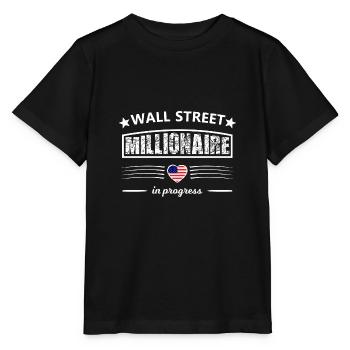 Wall Street Millionaire - Stanley/Stella MINI CREATOR Kids’ T-Shirt - black - Front - Mikhail (115cm)
