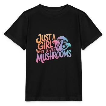 Champignons Champignons Champignon Champignon - T-shirt bio MINI CREATOR Stanley/Stella Enfant - noir - Devant - Mikhail (115cm)