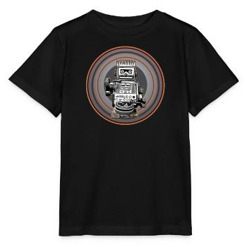 T-shirt Sci-Fi Gamer Arcade avec cadeau Robot - T-shirt bio MINI CREATOR Stanley/Stella Enfant - noir - Devant - Mikhail (115cm)