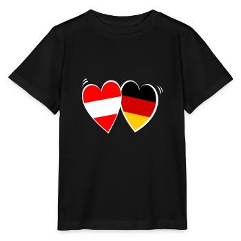 Österreicher Deutsche Liebe - Stanley/Stella Kinder T-Shirt MINI CREATOR  - Schwarz - Vorne - Mikhail (115cm)