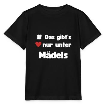 # Das gibt's nur unter Mädels Stammtisch Feiern - Stanley/Stella Kinder T-Shirt MINI CREATOR  - Schwarz - Vorne - Mikhail (115cm)