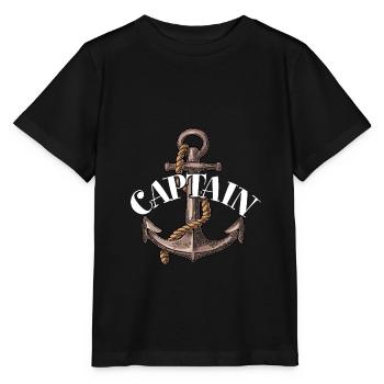 Kapitän - Stanley/Stella Kinder T-Shirt MINI CREATOR  - Schwarz - Vorne - Mikhail (115cm)
