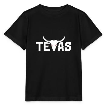 Texas - Stanley/Stella Kinder T-Shirt MINI CREATOR  - Schwarz - Vorne - Mikhail (115cm)
